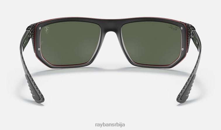 Ray-Ban рб8361м сцудериа феррари колекција P0HP1449 наочаре за сунце полирано црвено/тамно зелено мушкарци
