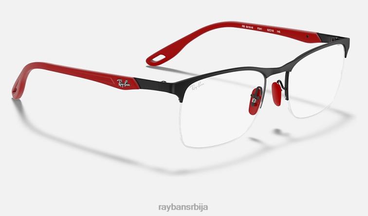 Ray-Ban рб8416м сцудериа феррари колекција P0HP2385 наочаре за сунце мат црна мушкарци