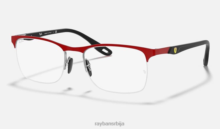 Ray-Ban рб8416м сцудериа феррари колекција P0HP2386 наочаре за сунце мат црвена мушкарци