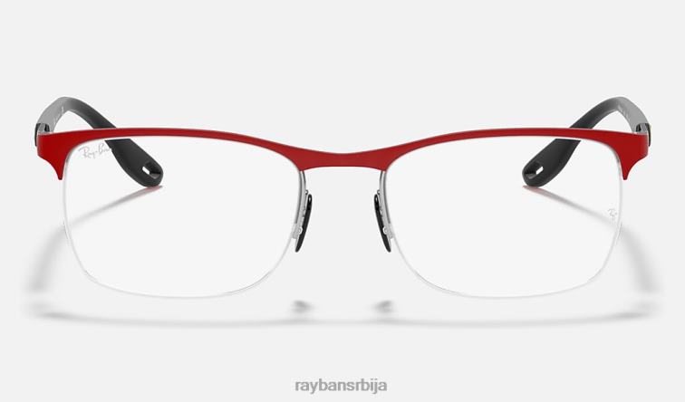 Ray-Ban рб8416м сцудериа феррари колекција P0HP2386 наочаре за сунце мат црвена мушкарци