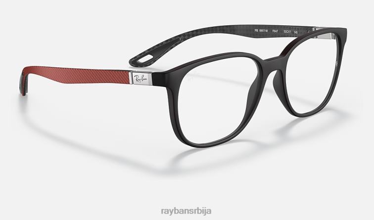 Ray-Ban рб8907м колекција сцудериа феррари P0HP2490 наочаре за сунце мат црна мушкарци