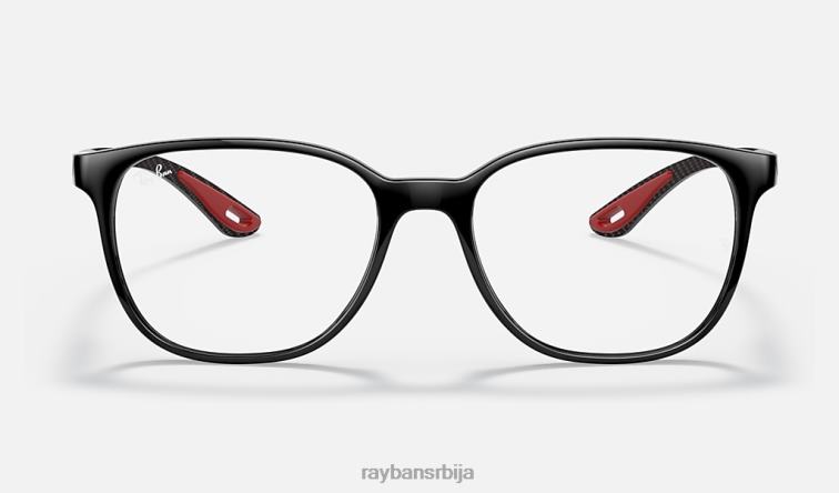 Ray-Ban рб8907м колекција сцудериа феррари P0HP2493 наочаре за сунце углачана црна мушкарци