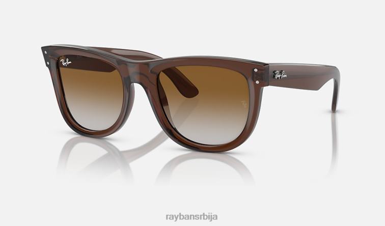 Ray-Ban ваифарер реверс P0HP102 наочаре за сунце полирани провидни браон/браон мушкарци