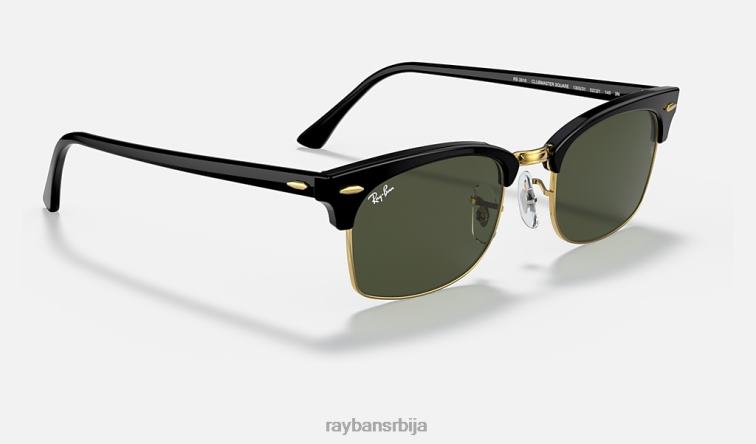 Ray-Ban цлубмастер скуаре P0HP1058 наочаре за сунце полирана црно/зелена мушкарци