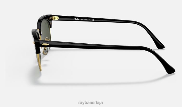 Ray-Ban цлубмастер скуаре P0HP1058 наочаре за сунце полирана црно/зелена мушкарци