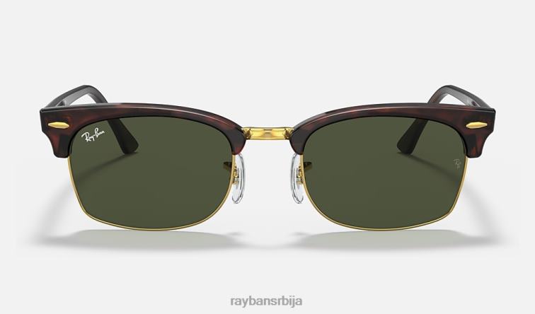Ray-Ban цлубмастер скуаре P0HP1059 наочаре за сунце полирана корњача/зелена мушкарци