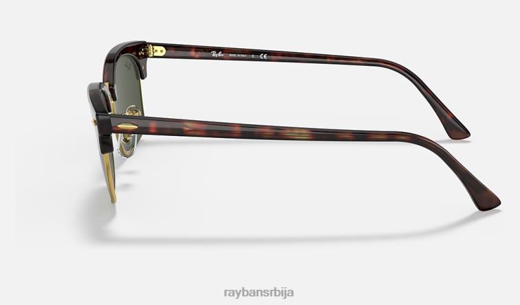 Ray-Ban цлубмастер скуаре P0HP1059 наочаре за сунце полирана корњача/зелена мушкарци