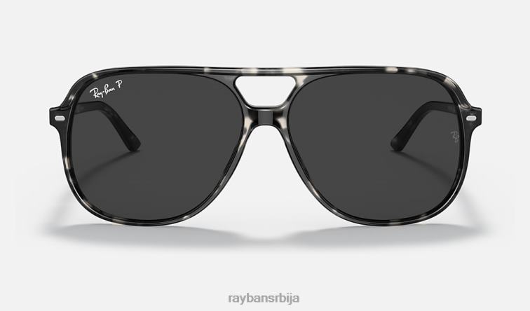 Ray-Ban рачун P0HP106 наочаре за сунце полирана сива хавана/црна мушкарци