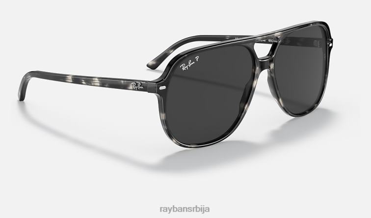 Ray-Ban рачун P0HP106 наочаре за сунце полирана сива хавана/црна мушкарци