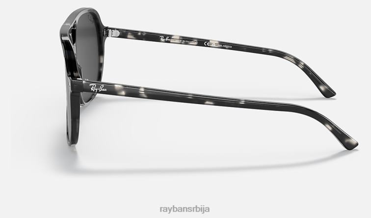 Ray-Ban рачун P0HP106 наочаре за сунце полирана сива хавана/црна мушкарци