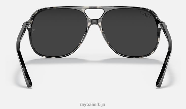 Ray-Ban рачун P0HP106 наочаре за сунце полирана сива хавана/црна мушкарци