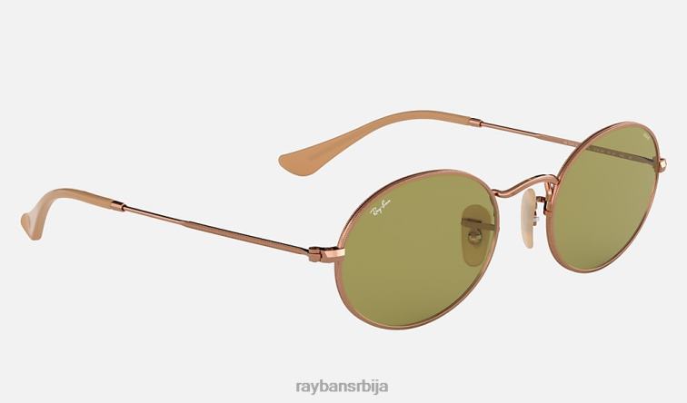 Ray-Ban овално испрано еволуирати P0HP1074 наочаре за сунце полирани бакар/зелени фотохром мушкарци