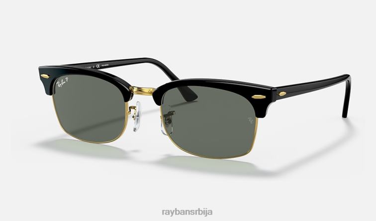 Ray-Ban цлубмастер скуаре P0HP1079 наочаре за сунце полирана црно/зелена мушкарци