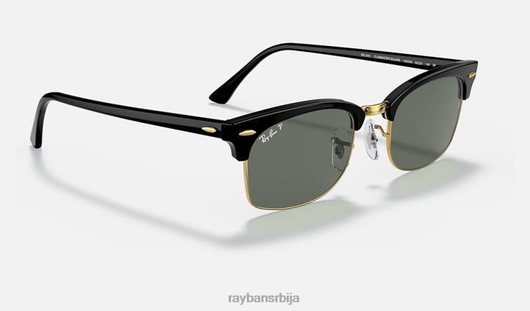 Ray-Ban цлубмастер скуаре P0HP1079 наочаре за сунце полирана црно/зелена мушкарци