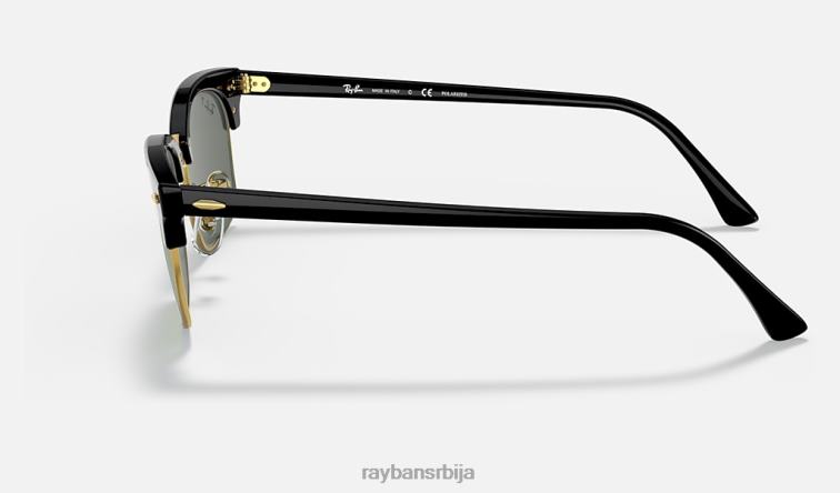 Ray-Ban цлубмастер скуаре P0HP1079 наочаре за сунце полирана црно/зелена мушкарци