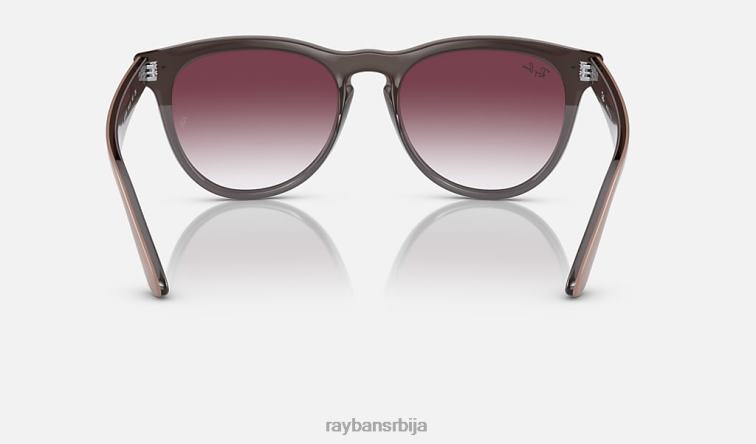 Ray-Ban Дужица P0HP1088 наочаре за сунце полирана беж на транспарентно сива/љубичаста мушкарци