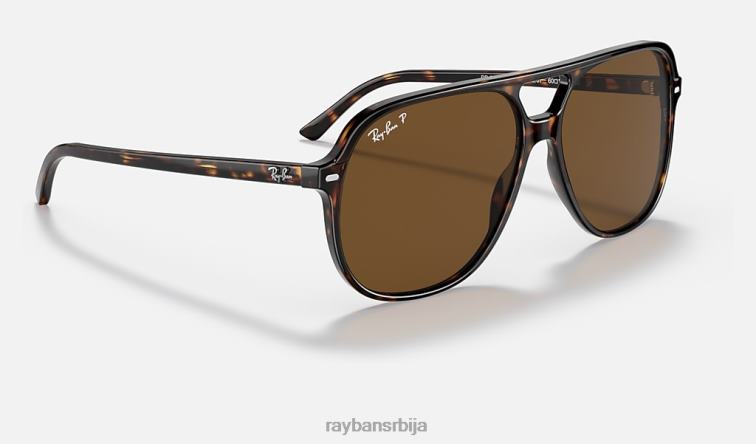 Ray-Ban рачун P0HP109 наочаре за сунце углачана хавана/браон мушкарци