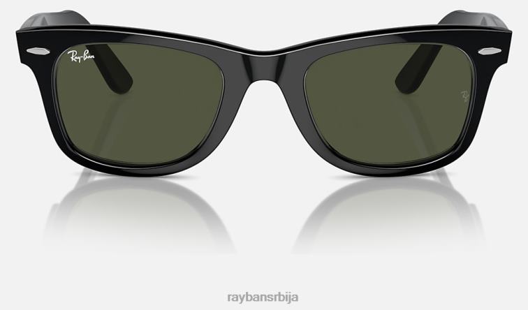 Ray-Ban оригинални ваифарер класик P0HP10 наочаре за сунце полирана црно/зелена мушкарци