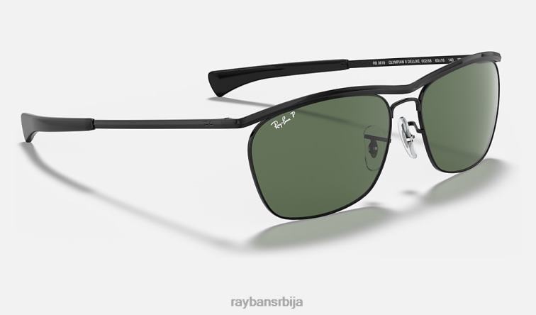 Ray-Ban олимпиан ии делуке P0HP1106 наочаре за сунце полирана црно/зелена мушкарци