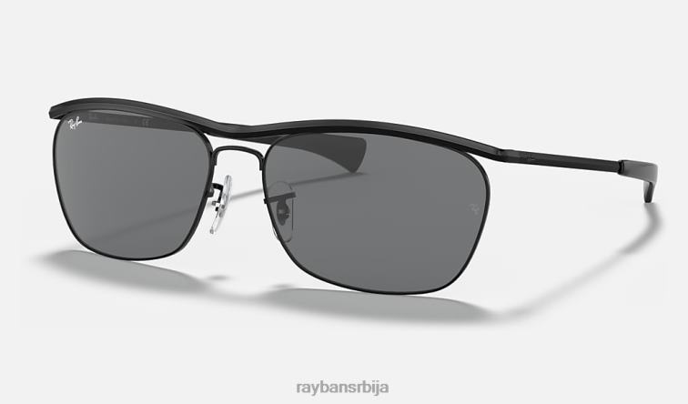 Ray-Ban олимпиан ии делуке P0HP1107 наочаре за сунце полирана црна/тамно сива мушкарци