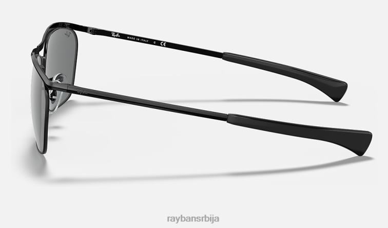 Ray-Ban олимпиан ии делуке P0HP1107 наочаре за сунце полирана црна/тамно сива мушкарци