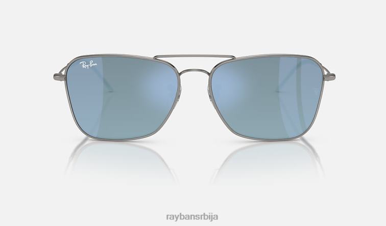 Ray-Ban караван реверс P0HP112 наочаре за сунце углачан гунметал/светлоплава мушкарци