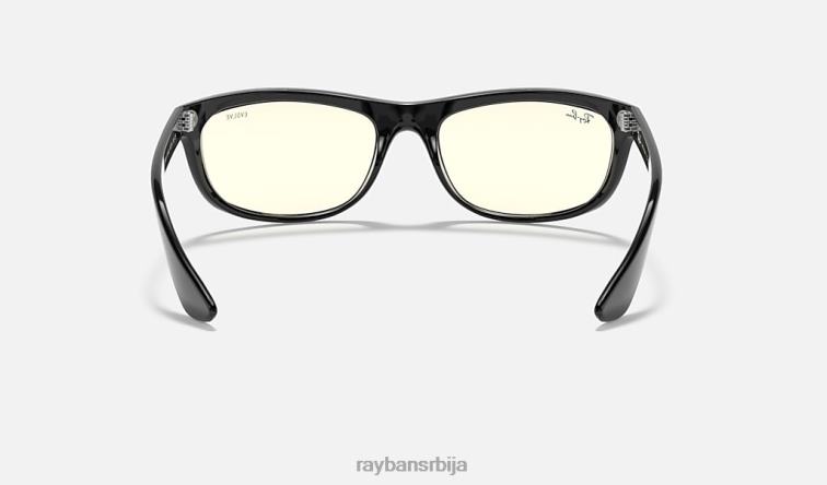 Ray-Ban балорама плаво-светло јасно еволуирати P0HP1132 наочаре за сунце полирана црно/сива мушкарци