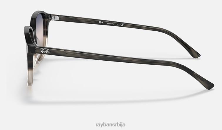 Ray-Ban леонард би-градиент P0HP1144 наочаре за сунце полирана сива хавана/роза/плава мушкарци