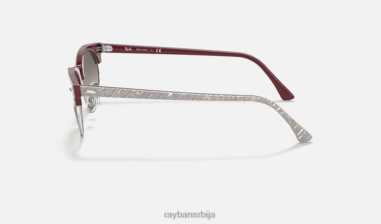 Ray-Ban цлубмастер овал P0HP1150 наочаре за сунце полирано светло сиво/светло сиво мушкарци