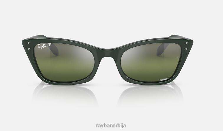 Ray-Ban лади Бурбанк P0HP1151 наочаре за сунце полирана зелена/сребрна/зелена мушкарци