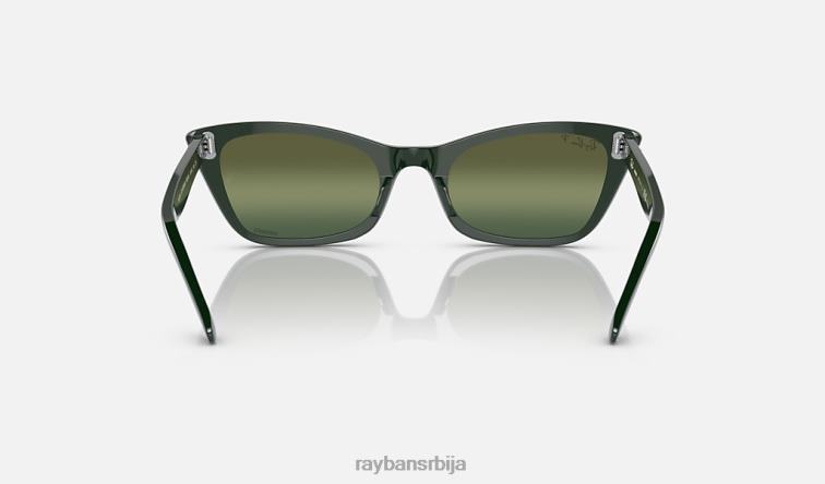 Ray-Ban лади Бурбанк P0HP1151 наочаре за сунце полирана зелена/сребрна/зелена мушкарци