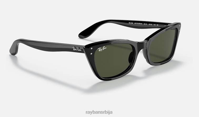 Ray-Ban лади Бурбанк P0HP1153 наочаре за сунце полирана црно/зелена мушкарци