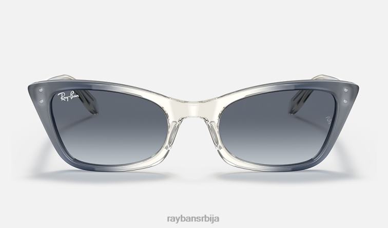 Ray-Ban лади Бурбанк P0HP1156 наочаре за сунце полирана провидна плава/плава мушкарци
