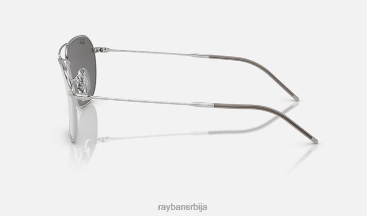 Ray-Ban караван реверс P0HP115 наочаре за сунце полирано сребро/сребро мушкарци