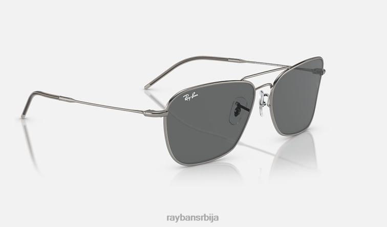 Ray-Ban караван реверс P0HP116 наочаре за сунце углачан гунметал/тамно сива мушкарци