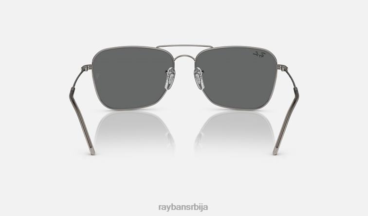 Ray-Ban караван реверс P0HP116 наочаре за сунце углачан гунметал/тамно сива мушкарци