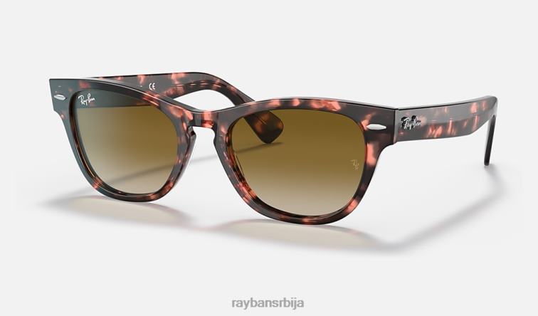 Ray-Ban ларамие P0HP1226 наочаре за сунце полирана розе хавана/браон мушкарци