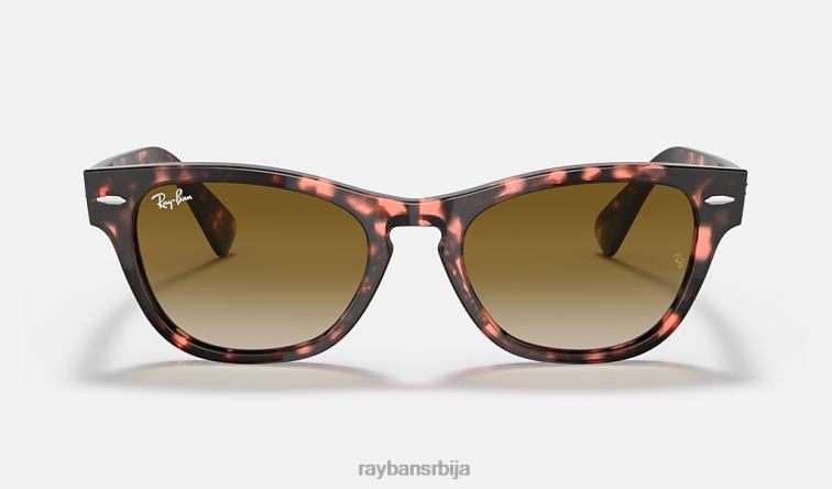 Ray-Ban ларамие P0HP1226 наочаре за сунце полирана розе хавана/браон мушкарци