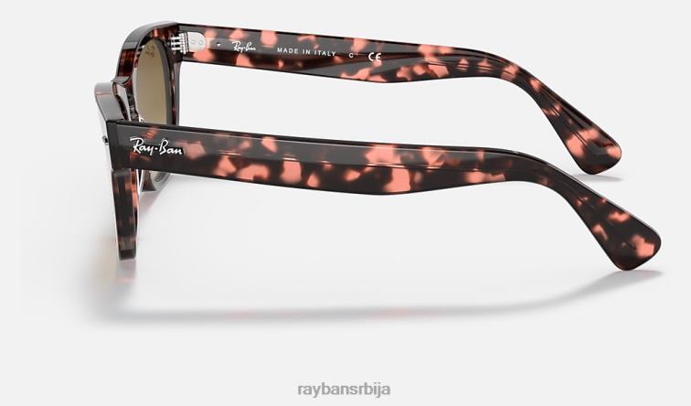 Ray-Ban ларамие P0HP1226 наочаре за сунце полирана розе хавана/браон мушкарци