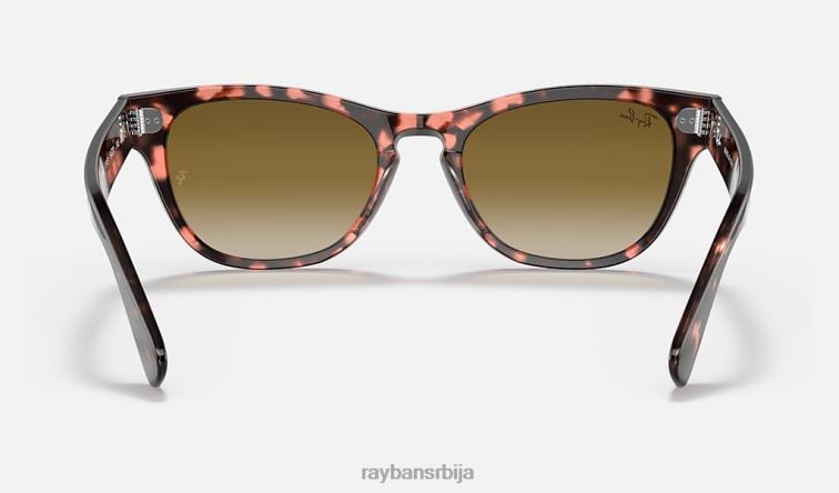 Ray-Ban ларамие P0HP1226 наочаре за сунце полирана розе хавана/браон мушкарци
