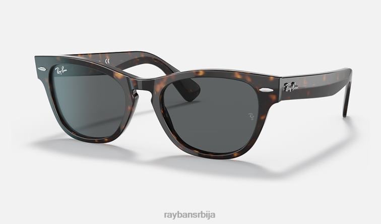 Ray-Ban ларамие P0HP1227 наочаре за сунце полирана корњача/тамно сива мушкарци
