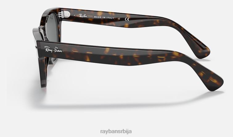 Ray-Ban ларамие P0HP1227 наочаре за сунце полирана корњача/тамно сива мушкарци