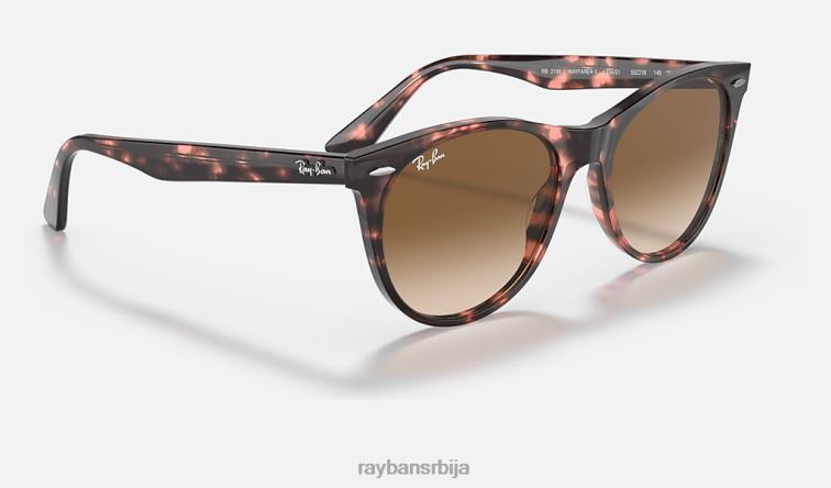 Ray-Ban ваифарер ии флек P0HP1228 наочаре за сунце полирана розе хавана/светло браон мушкарци