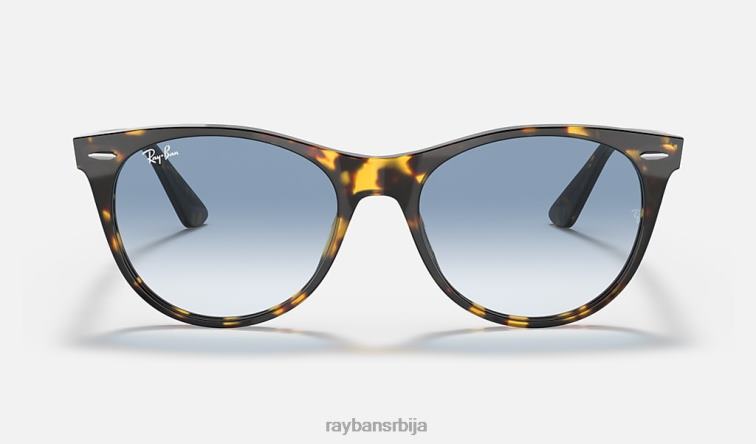 Ray-Ban ваифарер ии флек P0HP1229 наочаре за сунце полирана жута хавана/светло плава мушкарци