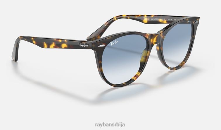 Ray-Ban ваифарер ии флек P0HP1229 наочаре за сунце полирана жута хавана/светло плава мушкарци