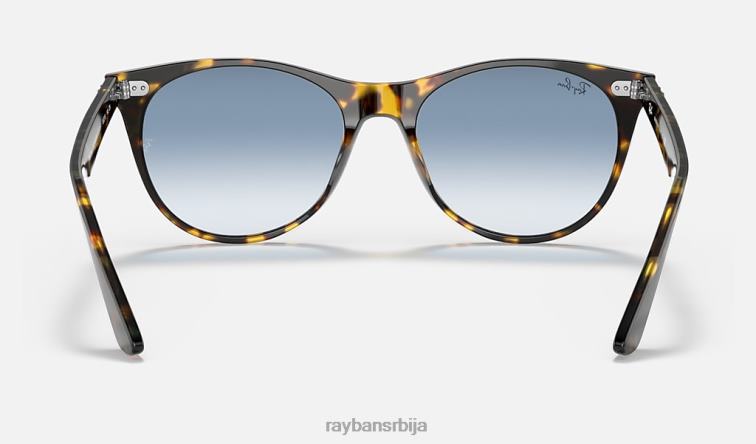 Ray-Ban ваифарер ии флек P0HP1229 наочаре за сунце полирана жута хавана/светло плава мушкарци