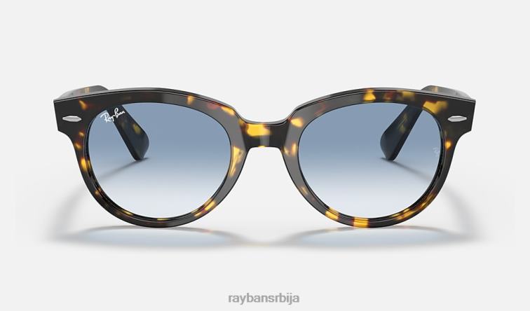 Ray-Ban орион P0HP1241 наочаре за сунце полирана жута хавана/светло плава мушкарци