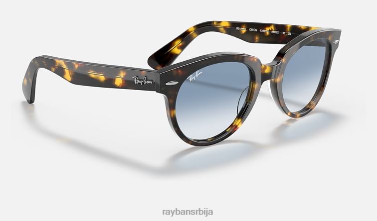 Ray-Ban орион P0HP1241 наочаре за сунце полирана жута хавана/светло плава мушкарци