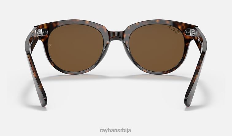 Ray-Ban орион P0HP1243 наочаре за сунце полирана корњача/браон мушкарци