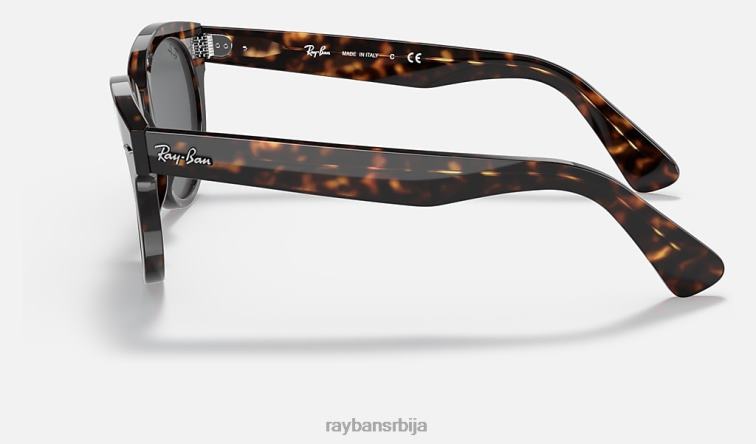 Ray-Ban орион P0HP1244 наочаре за сунце полирана корњача/тамно сива мушкарци